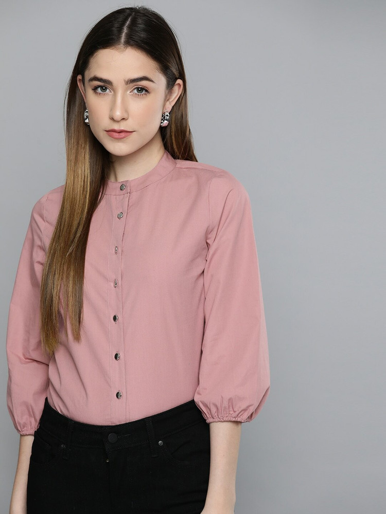 dusty pink shirt ladies